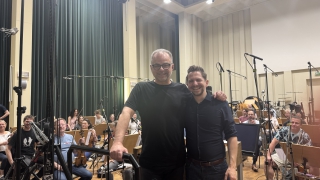Mit Ralf Wengenmayr und dem Filmorchster Babelsberg – Eindirigieren der Filmmusik zu „Kanu des Manitu